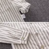 2de78610ee36a2bfb3cd7d6ec46cbfef Boy Striped Mandarin Collar Shirt