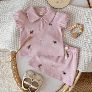 Girl Polo Top & Skort Set