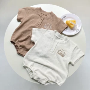 Baby Bear Print Romper