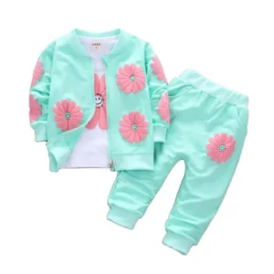 Printed Cotton 3-Piece Set