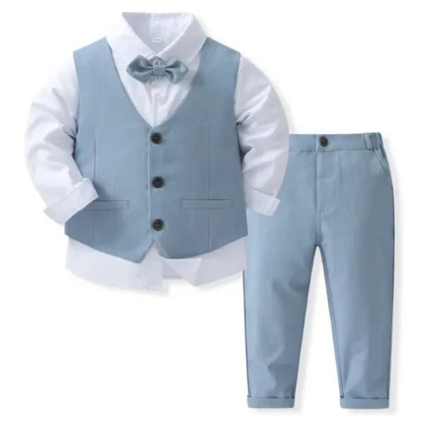 Striped Vest Formal Set