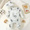 Sb59b53dbbae24238b68ca84fb847bb90P.webp Elephant Embroidered Romper & Hat Set